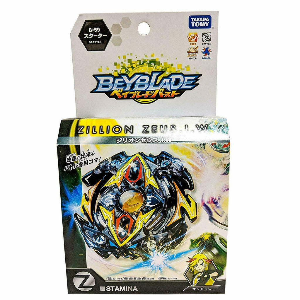 Takara Tomy Beyblade Burst B-59 Starter Zillion I.W. Zeus